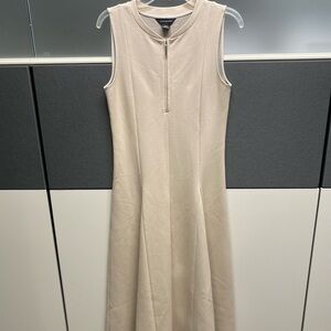 Club Monaco Cream Sheath Midi Dress NWT